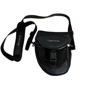 Sony cyber shot black camera bag